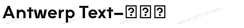 Antwerp Text字体转换